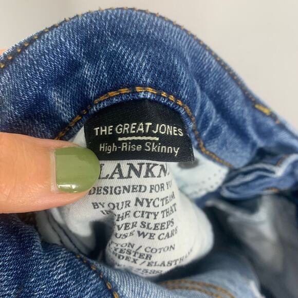 Blank NYC The Great Jones Medium Wash High Rise Skinny Jeans - Picture 11 of 12